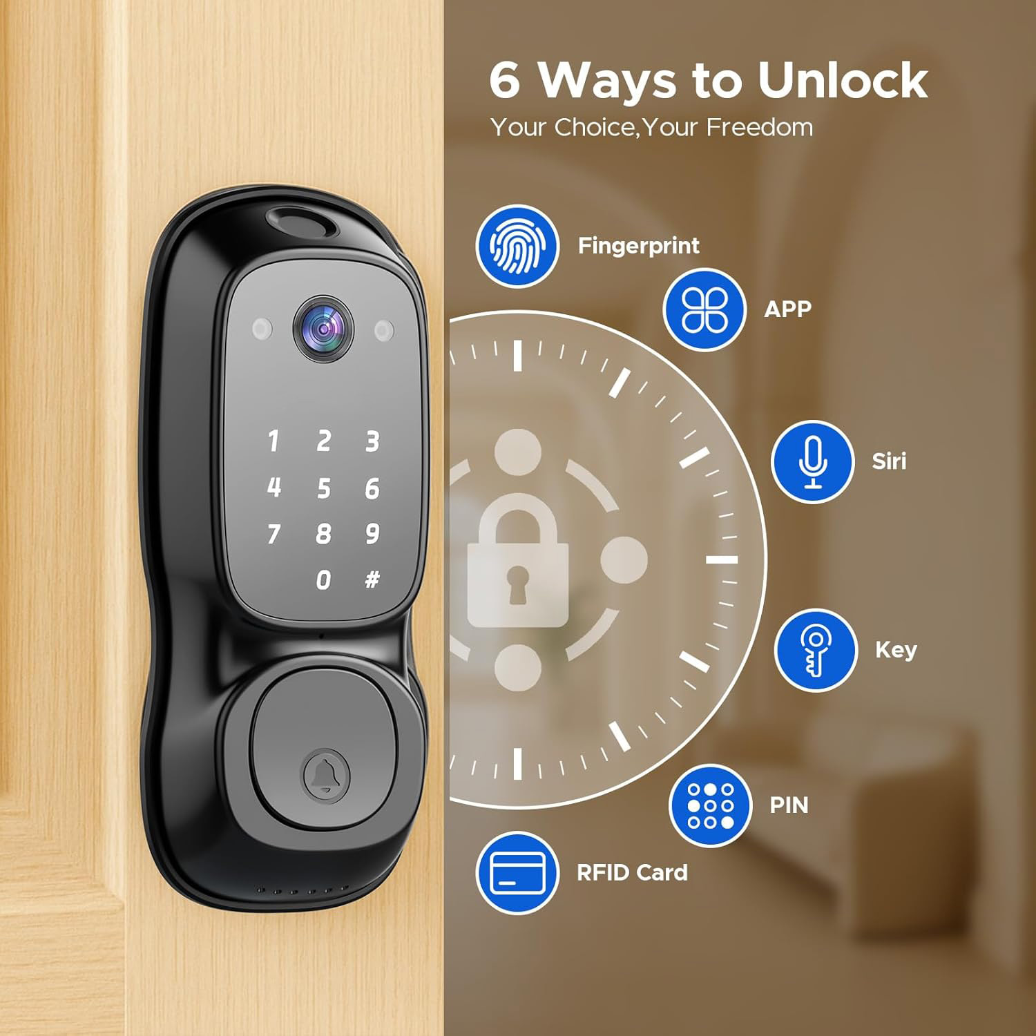 Tuya Wifi Smart Door Lock ‎Cam - огляд і ціна Electronics & Gadgets Gaming & Toys Kinhank Super Console X2 Pro