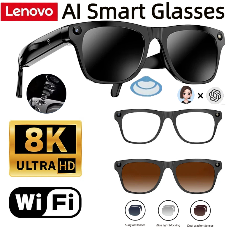 Lenovo 32G Memory 800W 4K Came - огляд і ціна Smart Glasses Ar