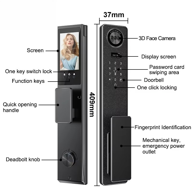 Tuya WiFi Smart Door Lock, Hom - огляд і ціна Electronics & Gadgets Charging Gocable 8 In 1 Edc 100W Cable