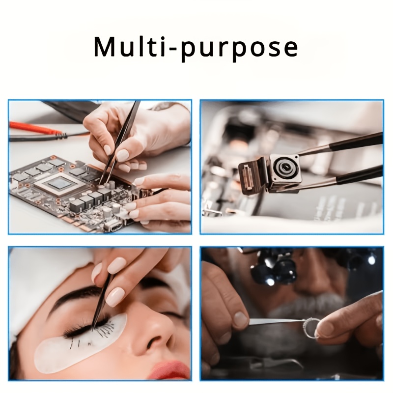 10Pcs ESD Anti‑Static Tweezers - огляд і ціна Diy Electronics Gadgets