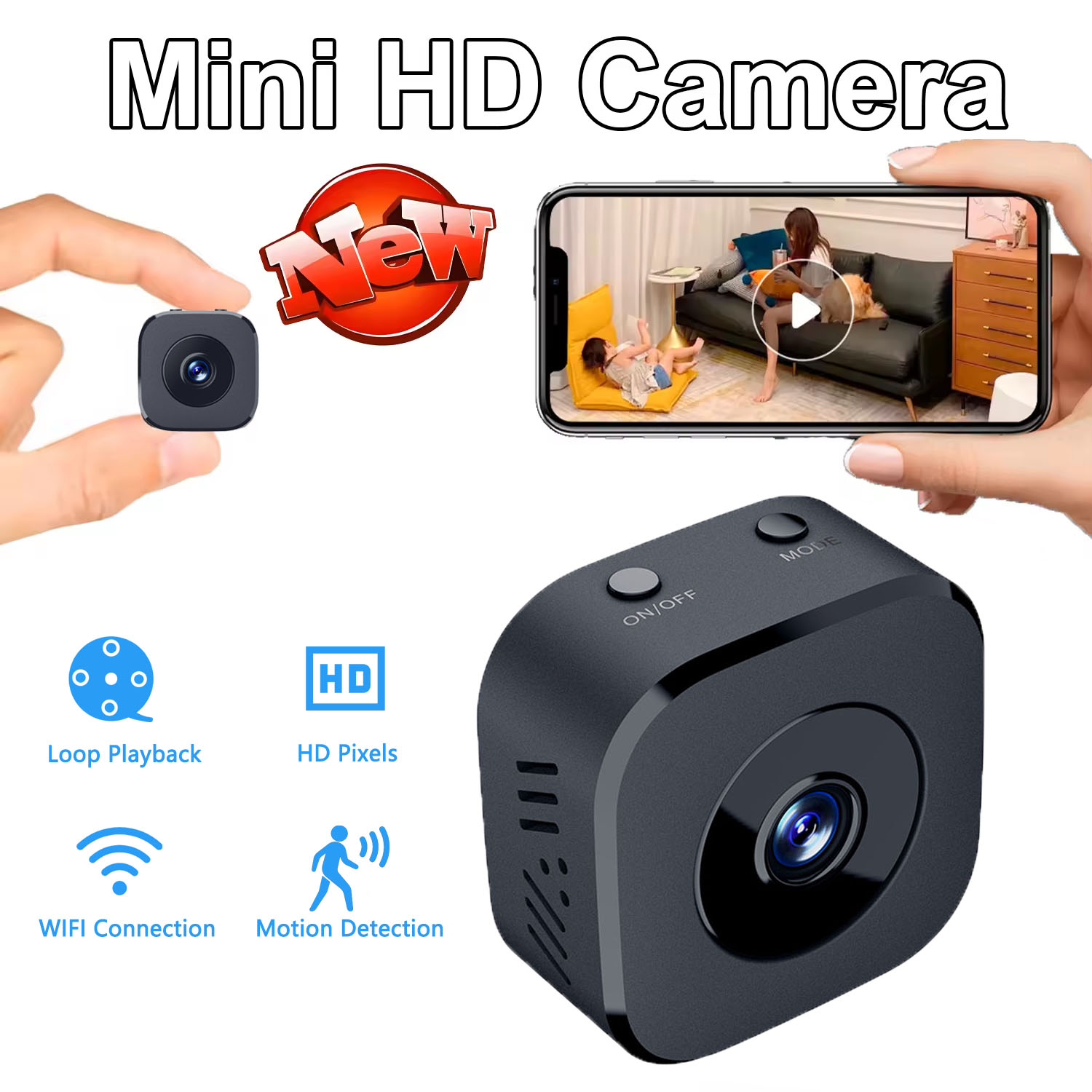 Security Camera 4K Mini Full C - огляд і ціна Compact Camera Mirrorless