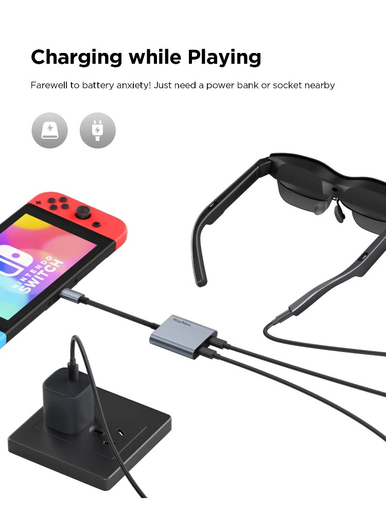 RAYNEO USB-C Adapters PD Fast  - огляд і ціна Smart Glasses Ar
