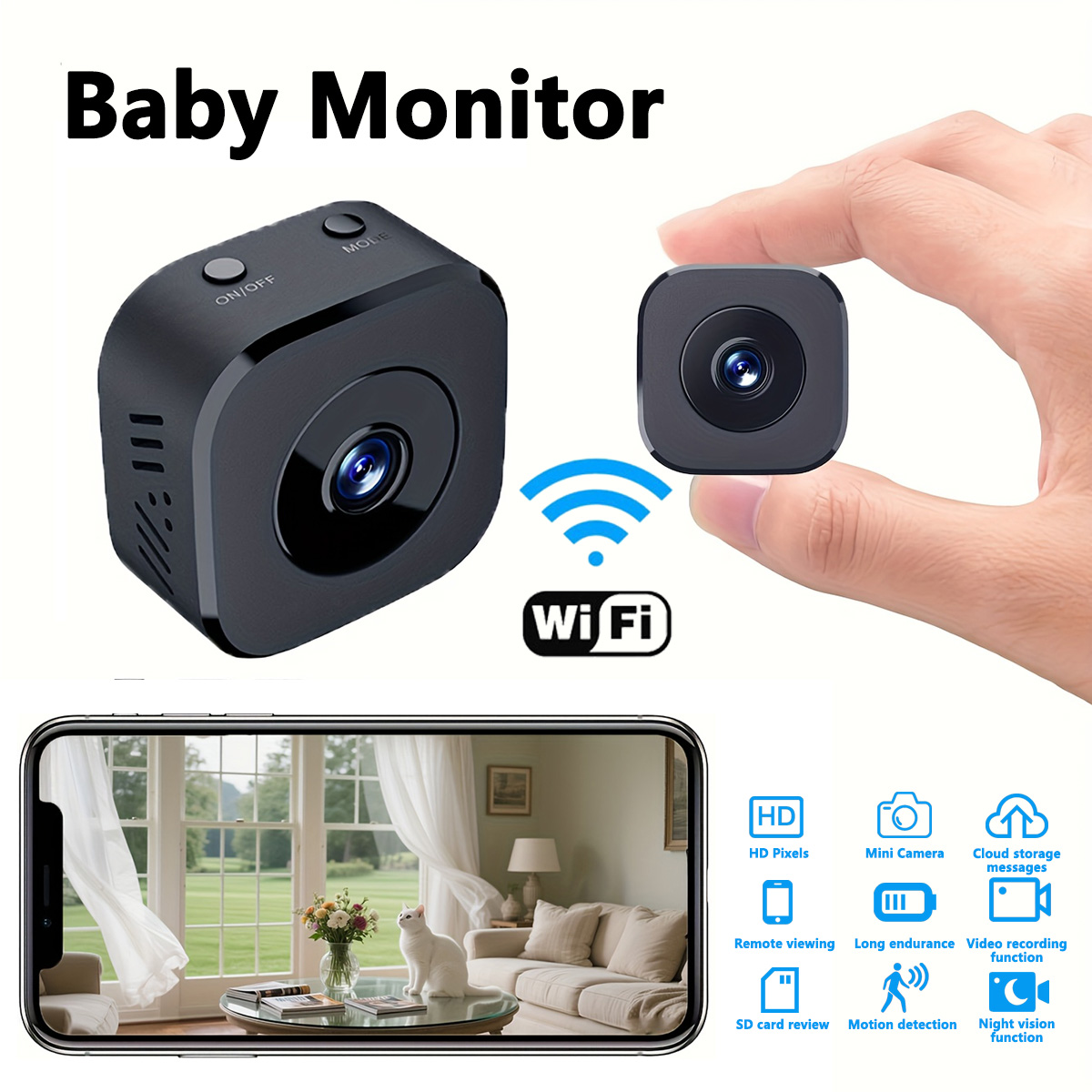 1080P HD Mini WiFi Camera Indo - огляд і ціна Compact Camera Mirrorless