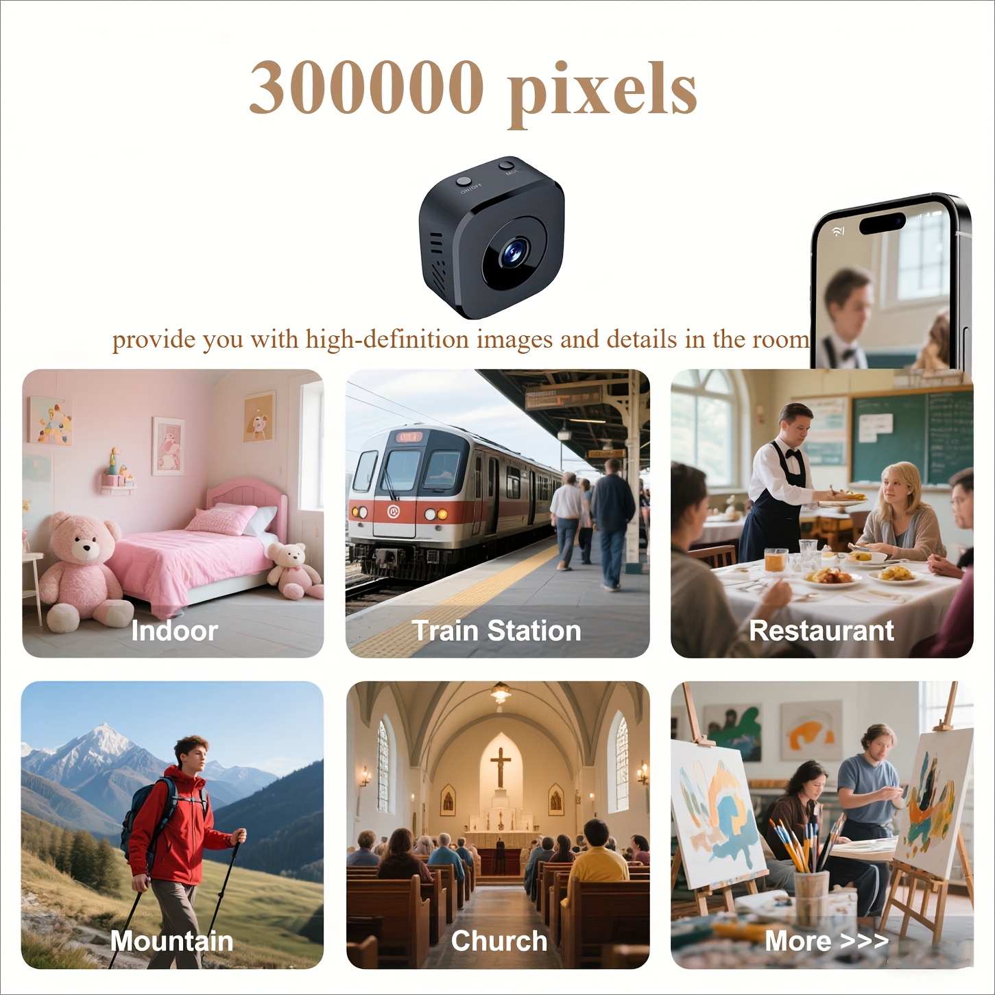 1080P HD Mini WiFi Camera Indo - огляд і ціна Compact Camera Mirrorless