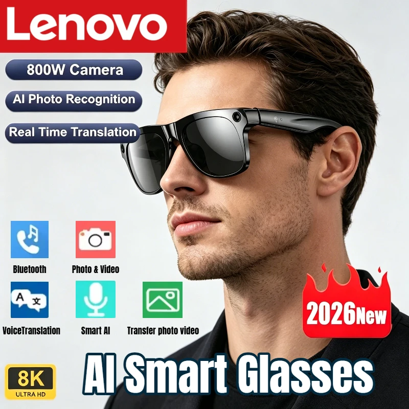 Lenovo AI Smart Glasses 8K HD  - огляд і ціна Smart Glasses Ar