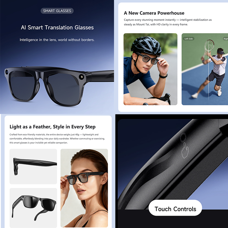4K UHD Smart Translation Glass - огляд і ціна Smart Glasses Ar