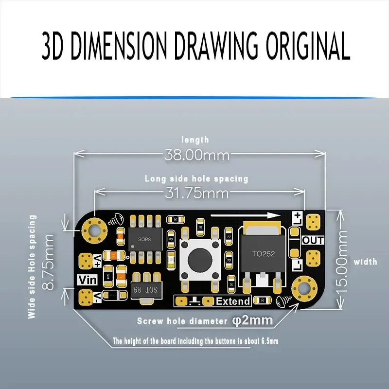 Micro Button Dimming Board Key - огляд і ціна Electronics & Gadgets Charging Gocable 8 In 1 Edc 100W Cable