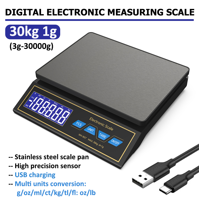 LCD Digital Kitchen Scale 30kg - огляд і ціна Useful Electronic Gadgets