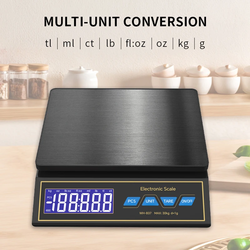 LCD Digital Kitchen Scale 30kg - огляд і ціна Useful Electronic Gadgets